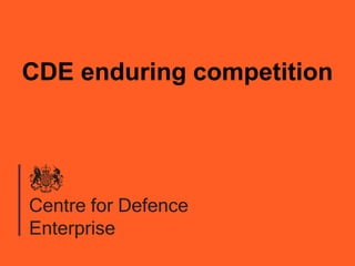 CDE enduring competition