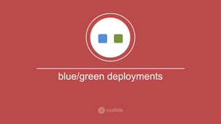 blue/green deployments
 