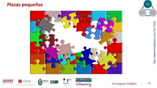 XI Congreso ITGSM16 10
Piezas pequeñas
http://determinedtosee.com/?p=1032
 