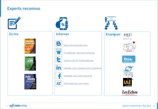 © 10
Experts reconnus
blog.softcomputing.com/
fr.slideshare.net/softcomputing
twitter.com/#!/SoftComputing
linkedin.com/company/soft-computing
facebook.com/softcomputing
softcomputing.com/news/
InformerEcrire Enseigner
 