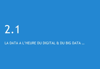 © 15
LA DATA A L’HEURE DU DIGITAL & DU BIG DATA …
2.1
 