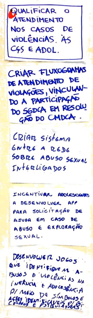 Oficina de Fechamento do Diagnóstico do CMDCA de Birigui-SP