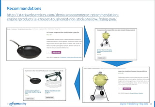 © 28
Recommandations
http://starkwebservices.com/demo-woocommerce-recommendation-
engine/product/le-creuset-toughened-non-stick-shallow-frying-pan/
 