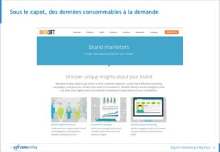 © 51
Sous le capot, des données consommables à la demande
 