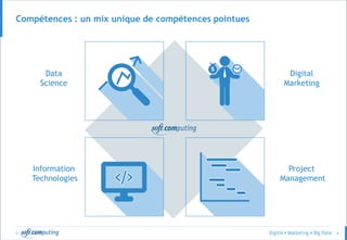 © 6
Compétences : un mix unique de compétences pointues
Digital
Marketing
Data
Science
Project
Management
Information
Technologies
 
