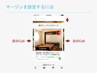 マージンを設定するには
前のCell 次のCell
 
