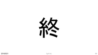 終
kyrt inc 642016/5/21
 