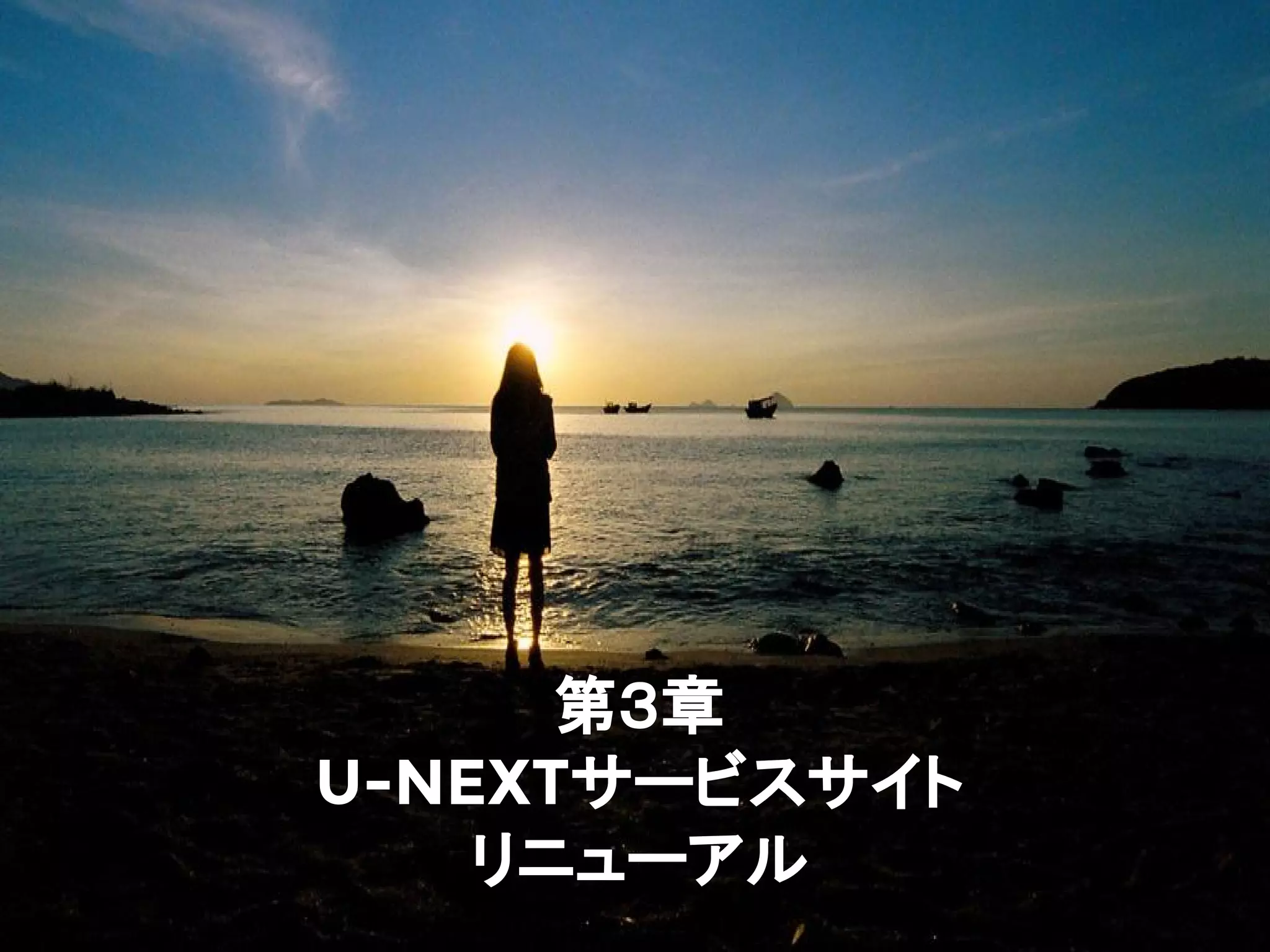 第３章
U-NEXTサービスサイト
リニューアル
 