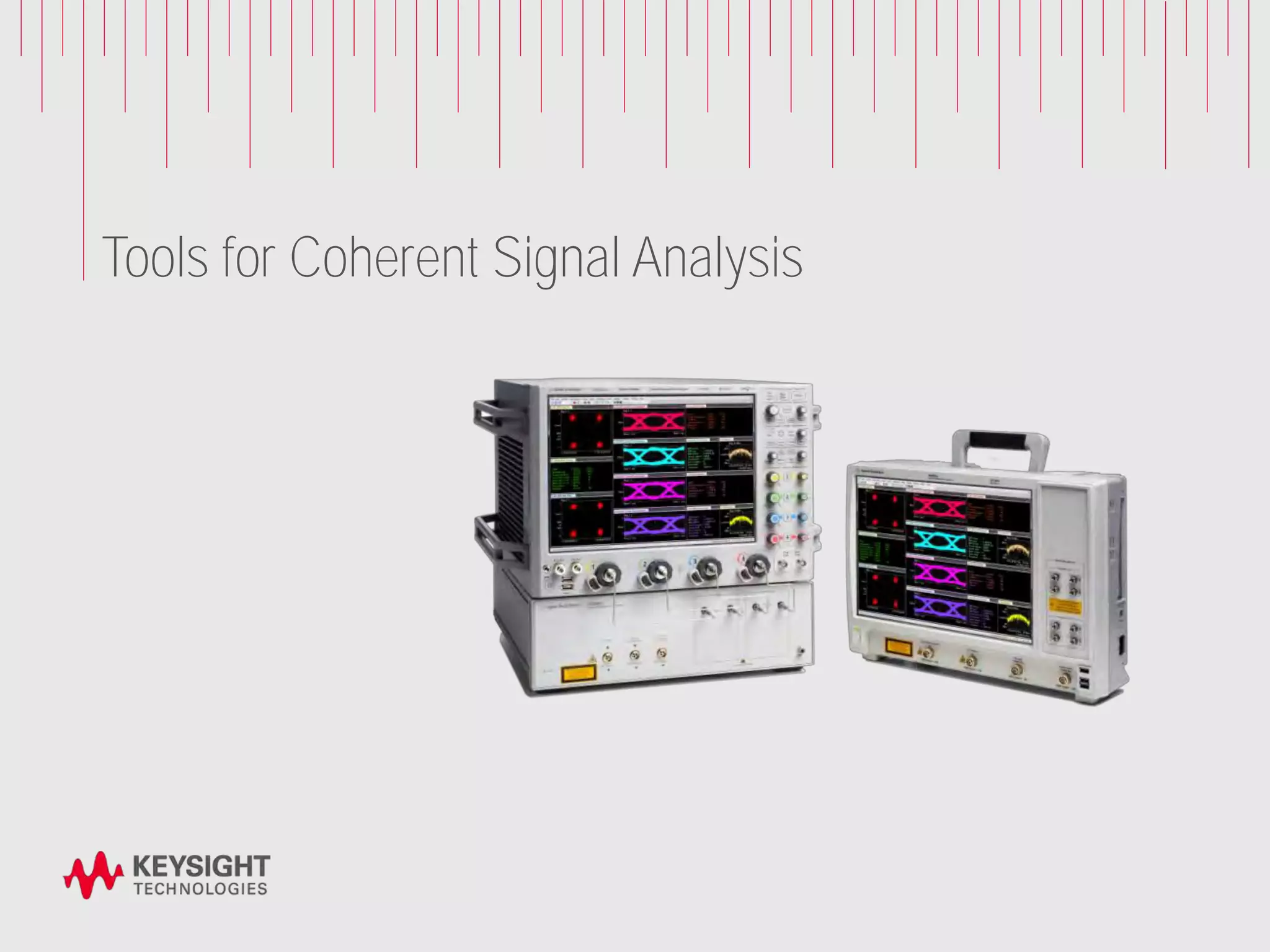 Tools for Coherent Signal Analysis
 