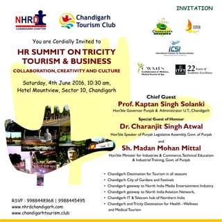 HR SUMMIT ON TRICITY TOURISM & BUSINESS