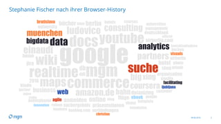 09.06.2016 2
Stephanie Fischer nach ihrer Browser-History
 