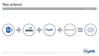 Kyos SARL
Nos acteurs
Web Application Firewall : une nouvelle génération indispensable ?
1 portail
information
sécurisé
1829.06.2016
 
