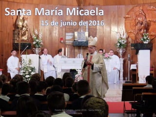 Fiesta del Colegio - junio 2016 - Santa María
Micaela
 