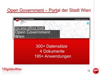 12
300+ Datensätze
4 Dokumente
195+ Anwendungen
Open Government – Portal der Stadt Wien
 
