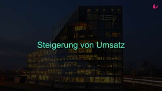 Steigerung von Umsatz
 