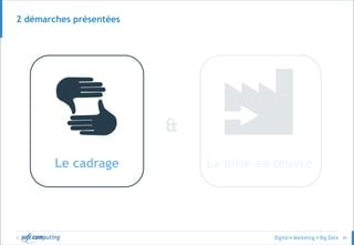 © 49
2 démarches présentées
Le cadrage La mise en œuvre
&
 