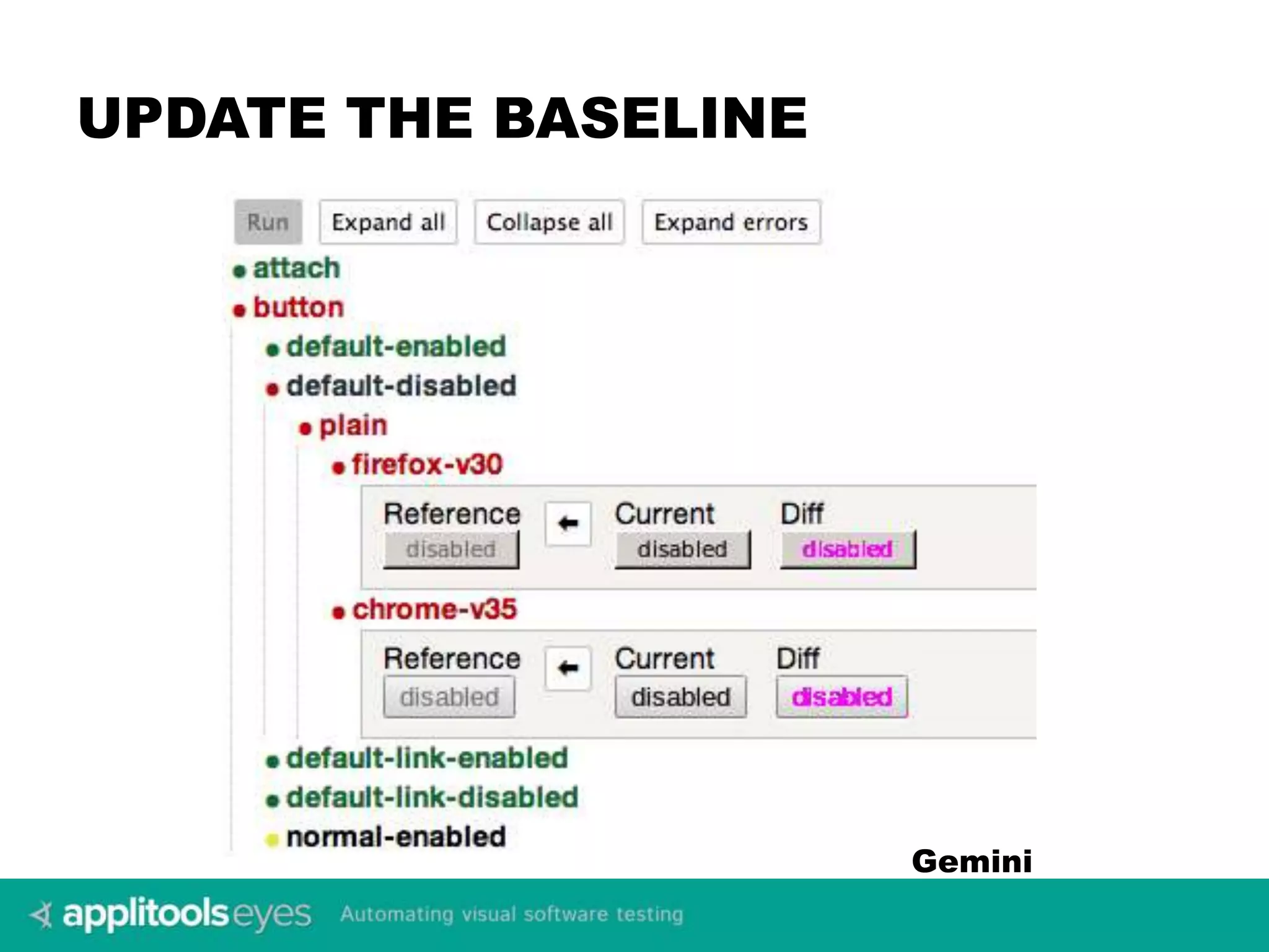 UPDATE THE BASELINE Gemini 
