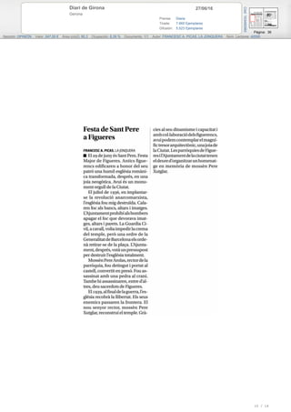 27/06/16Diari de Girona
Gerona
Prensa: Diaria
Tirada: 7.665 Ejemplares
Difusión: 5.523 Ejemplares
Página: 36
Sección: OPINIÓN Valor: 247,00 € Área (cm2): 80,3 Ocupación: 8,39 % Documento: 1/1 Autor: FRANCESC A. PICAS. LA JONQUERA Núm. Lectores: 42000
Cód:103490060
10 / 16
 
