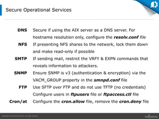 10 Tips for AIX Security | PPTX