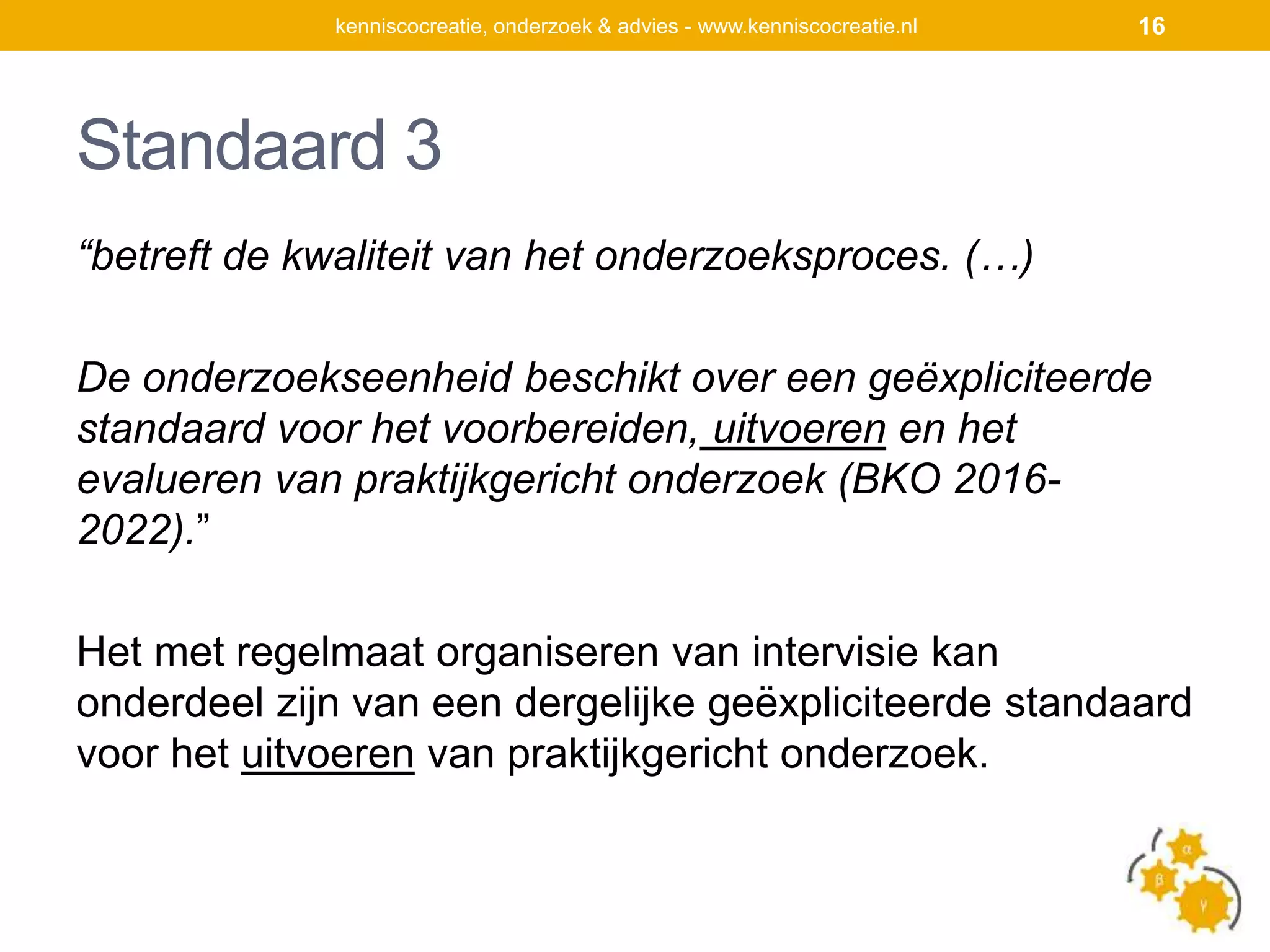 Handreiking intervisie praktijkgericht onderzoek | PPT
