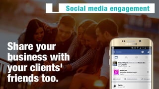 .
Use geofencing to demarcate campaign perimeter:
conference
room walls
sport
fields
selected
geographical
borders
Marketing campaign wizard
 