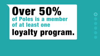 More than 40%  
of consumers say they
are less likely to do
business with a retailer  
lacking  
a loyalty program.
 