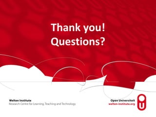 Thank you!
Questions?
 