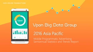 Mobile Programmatic Advertising
Semiannual Statistics and Trends Report
2016 Asia Pacific
 