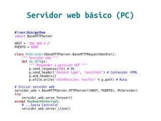 Servidor web básico (PC)
 