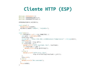 Cliente HTTP (ESP)
 
