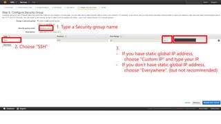1. Choose an Instance Type you want to use
2. Click “Next: Configure Instance Details”
 