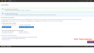 1. Type a Security group name
2. Choose “SSH” 3.
- If you have static global IP address,
choose “Custom IP” and type your IP.
- If you don’t have static global IP address,
choose “Everywhere”. (but not recommended)
 