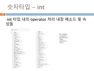 절댓값은 거리의 개념이므로 반드시 0또는 양수이어야하며, 만약
실수 a가 음수라면, a에 (-1)을 곱해 양수화
절대값 absolute value
어떤 실수 a를 수직선에 대응시켰을 때, 수직선의
원점에서 실수 a까지의 거리를 의미한다. 이것을
기호로 |a|로 표시.
29
 