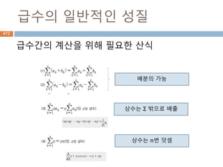 방향 그래프는 연결된 시작점에서 연결된 종착점만 표
시하는 행렬로 표현
472
인접행렬 예시 : 방향 그래프
 