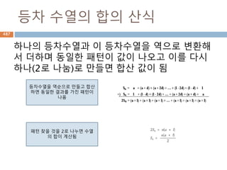 원을 이용한 삼각함수 정의
xy 좌표평면에서 반지름의 길이가 r인 원을 그리
고 임의의 점을 P일 경우 OP가 이루는 각에 대해
한가지 값을 결정
반지름이 1인 경우
487
 