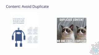 Content: Avoid Duplicate
 