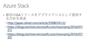 http://japan.zdnet.com/article/35086161/2/
https://blogs.technet.microsoft.com/mssvrpmj/2016/07/
21/
https://blogs.technet.microsoft.com/mssvrpmj/2016/07/
20/
 