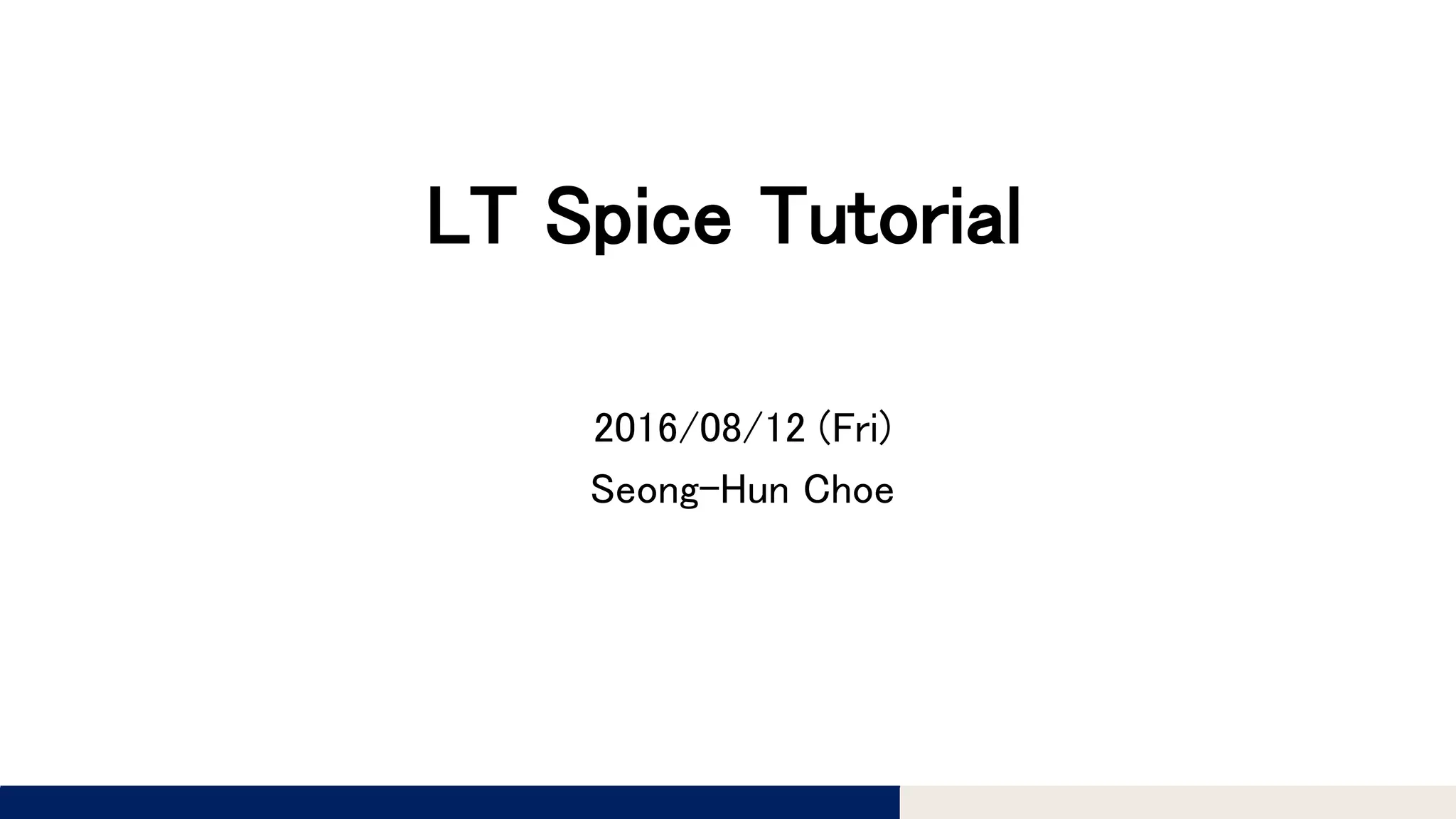 LTSpice : How to import the transistor spice model | PPTX