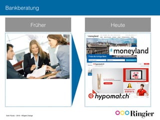 Sven Ruoss – 2016 – #Digital Change
Früher ! Heute !
Bankberatung!
 