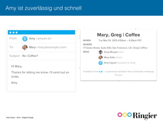 Sven Ruoss – 2016 – #Digital Change
Amy ist zuverlässig und schnell!
 