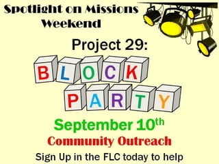 8/28/16 RHBC Announcements