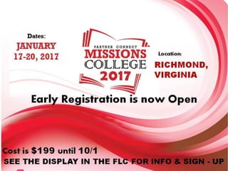 8/28/16 RHBC Announcements