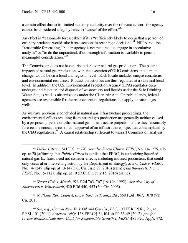 ferc order issuing certificate for dtis leidy south project university of texas austin letter of recommendation