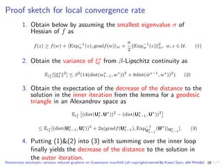 Riemannian stochastic variance reduced gradient on Grassmann manifold ...