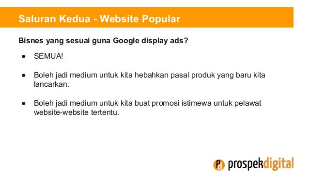 Capai Prospek Bisnes Anda di Google AdWords - eNTERWIP2016
