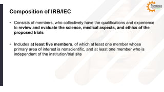 Institutional Review Board/Independent Ethics Committee (Irb/Iec)