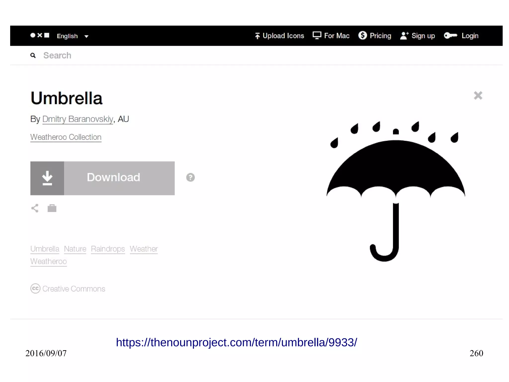 2016/09/07 260
https://thenounproject.com/term/umbrella/9933/
 