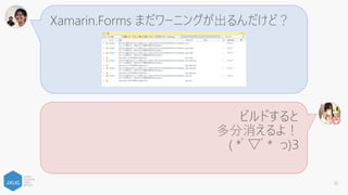 これ何？
Xamarin.Forms で作る UWP プロジェクトのバー
ジョンだよ！Windows 10 Anniversary Update
SDK (10.0.14393) は選択しちゃダメだよ！
( *ﾟ▽ﾟ* っ)З
33
 