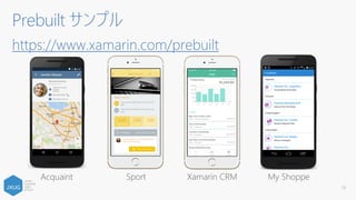 ハンズオンレポジトリ
https://github.com/ytabuchi/XamarinHOL
79
 