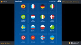 Agile & Libre
@TuleapOpenALM - @matemaz
 